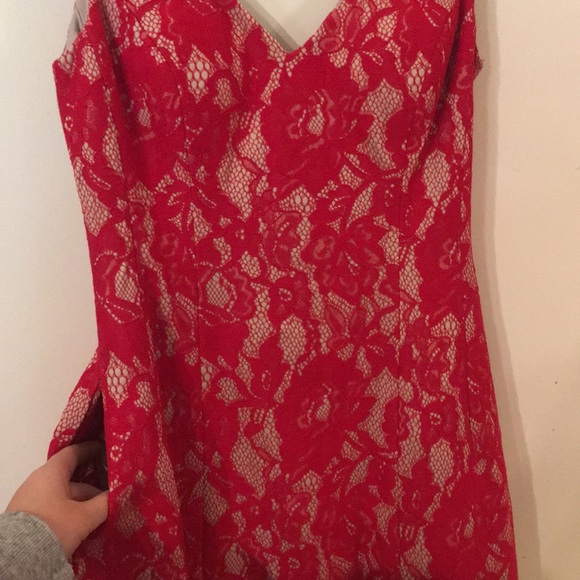 Red Dress Bundle LRD Belle Badgley Mischka Aqua - Picture 5 of 12